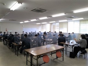 岡山県立倉敷工業高等学校様　工場見学